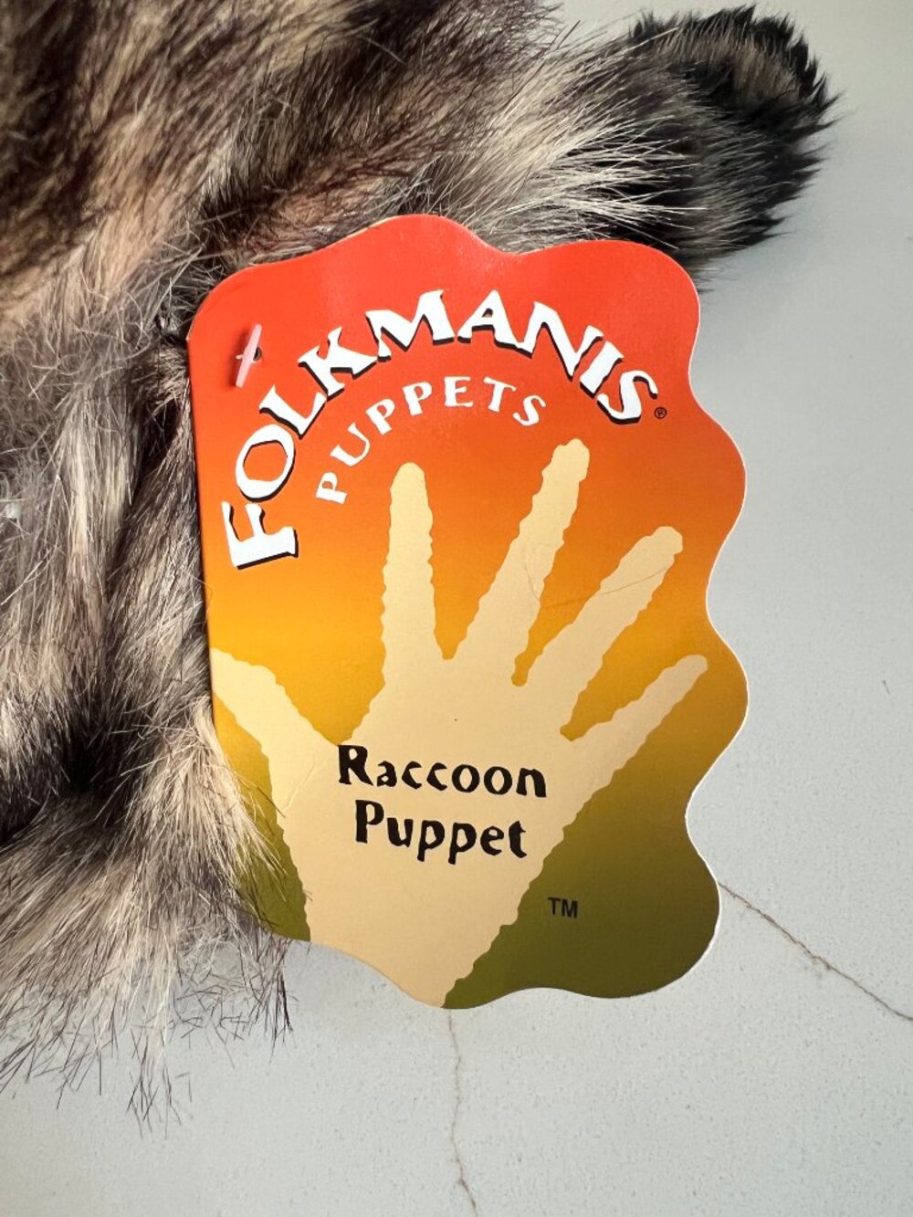 Folkmanis Racoon Puppet - Picture 3 of 11